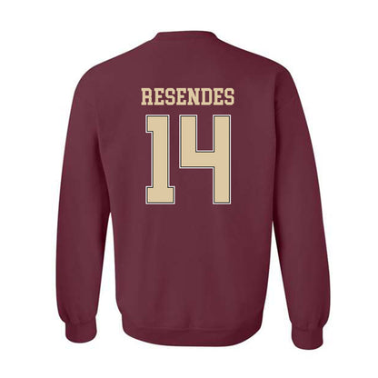 Boston College - NCAA Men's Ice Hockey : Landan Resendes - Sports Shersey Crewneck Sweatshirt-1