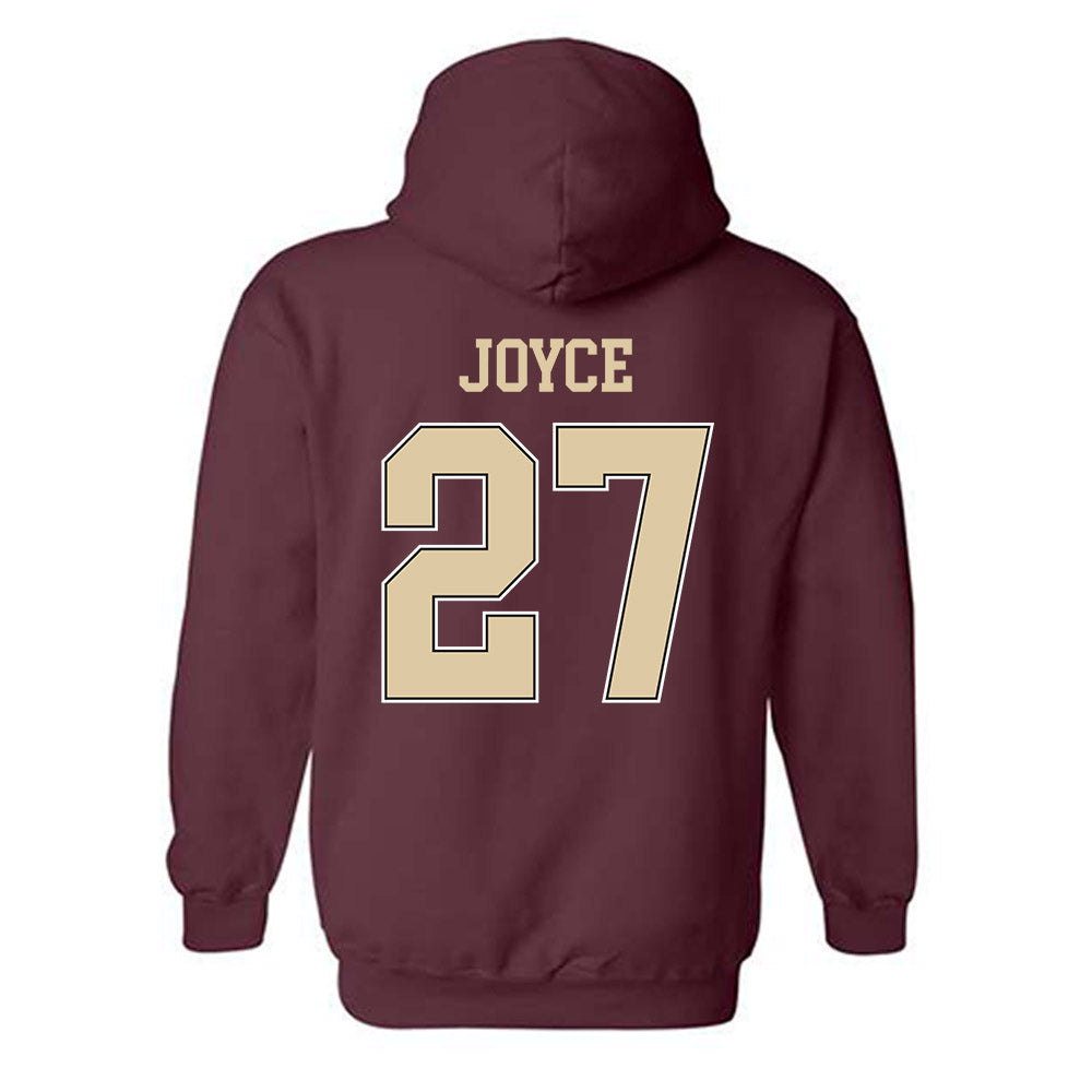 Boston College - NCAA Men's Ice Hockey : Nolan Joyce - Sports Shersey Hooded Sweatshirt-1