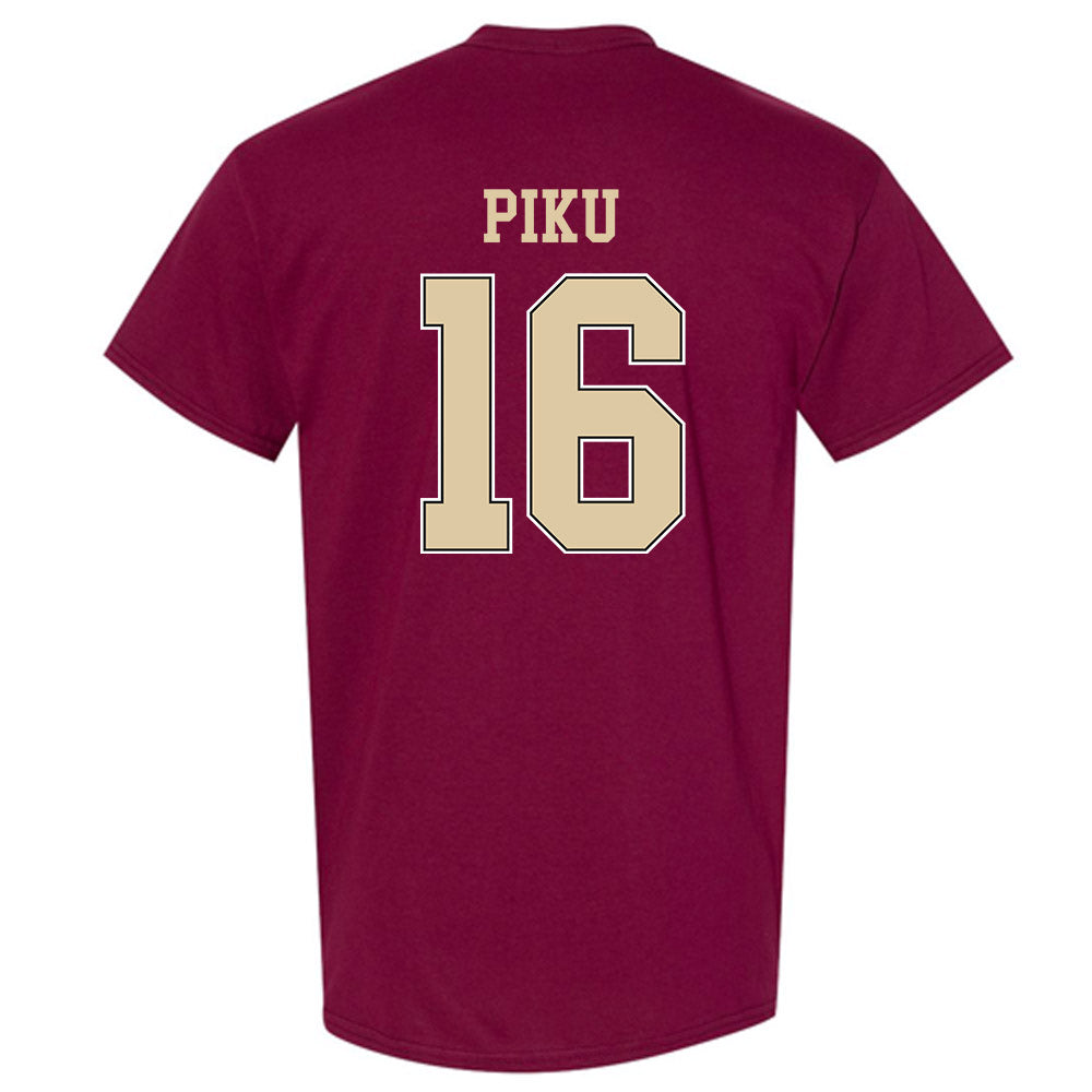 Boston College - NCAA Women's Ice Hockey : Tricia Piku - Sports Shersey T-Shirt-1