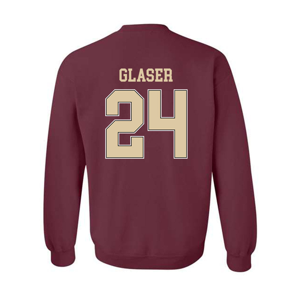 Boston College - NCAA Women's Ice Hockey : Lauren Glaser - Sports Shersey Crewneck Sweatshirt