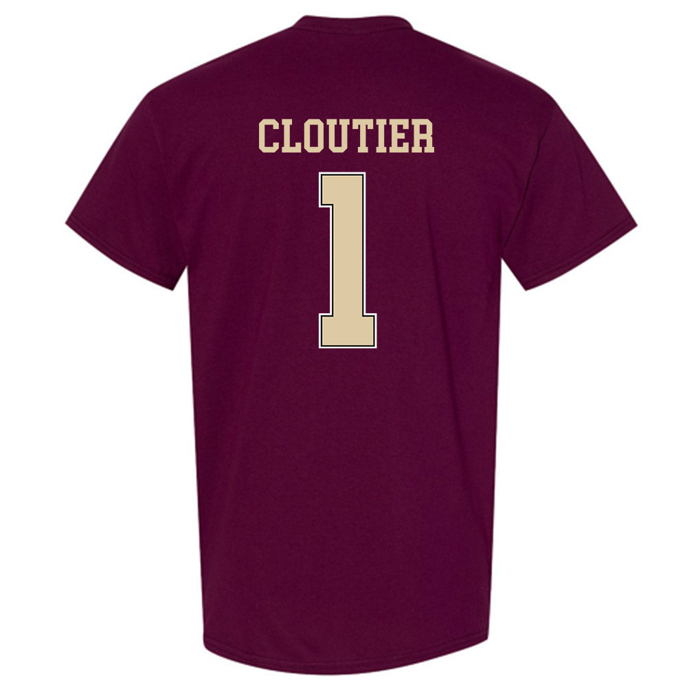 Boston College - NCAA Men's Ice Hockey : Louka Cloutier - Sports Shersey T-Shirt-1