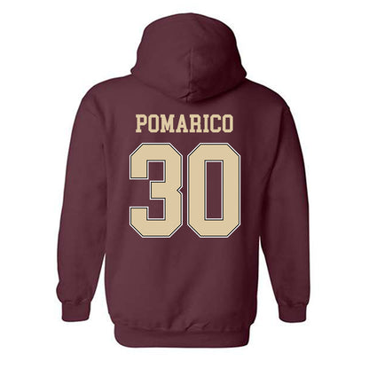 Boston College - NCAA Women's Ice Hockey : Bella Pomarico - Sports Shersey Hooded Sweatshirt