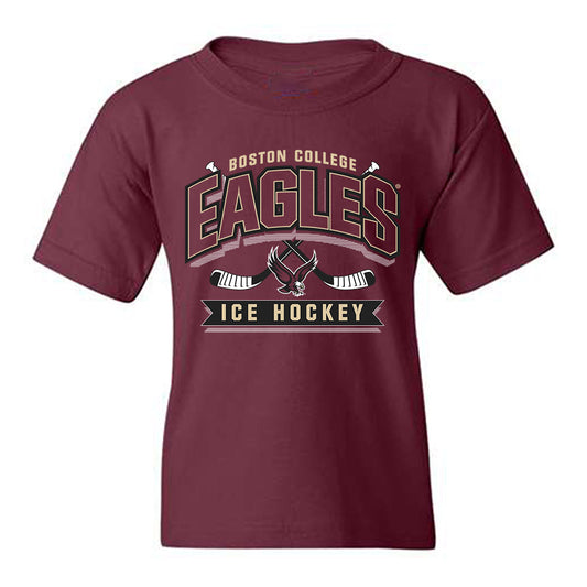 Boston College - NCAA Men's Ice Hockey : Jake Sondreal - Sports Shersey Youth T-Shirt-0