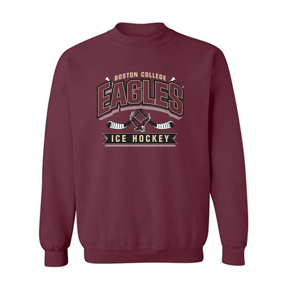 Boston College - NCAA Men's Ice Hockey : Landan Resendes - Sports Shersey Crewneck Sweatshirt-0