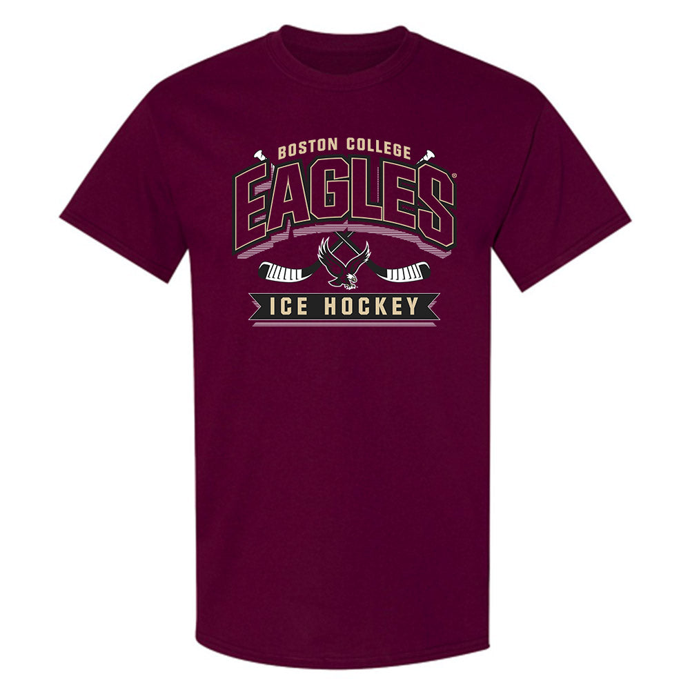 Boston College - NCAA Men's Ice Hockey : William Moore - Sports Shersey T-Shirt-0