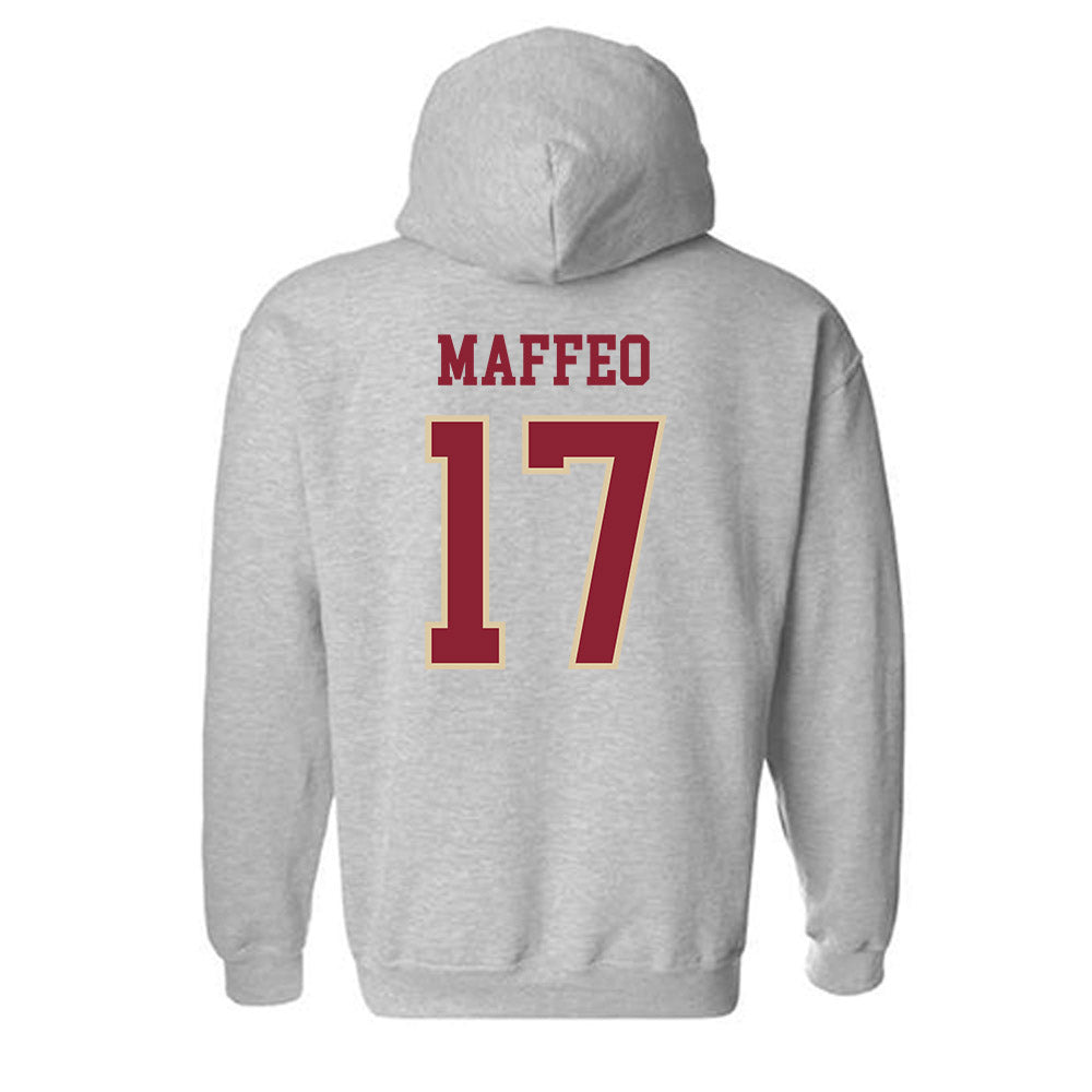 Boston College - NCAA Women's Ice Hockey : Olivia Maffeo - Sports Shersey Hooded Sweatshirt