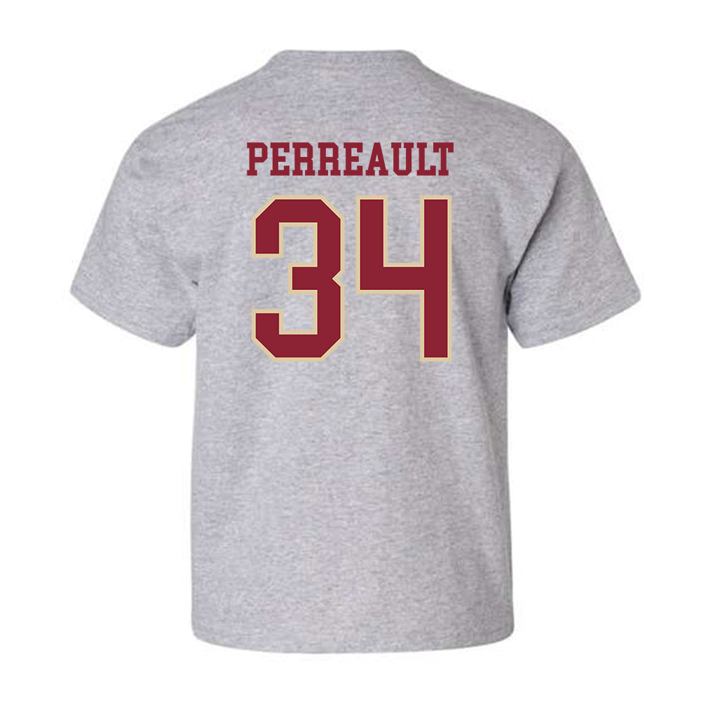 Boston College - NCAA Men's Ice Hockey : Gabe Perreault - Sports Shersey Youth T-Shirt