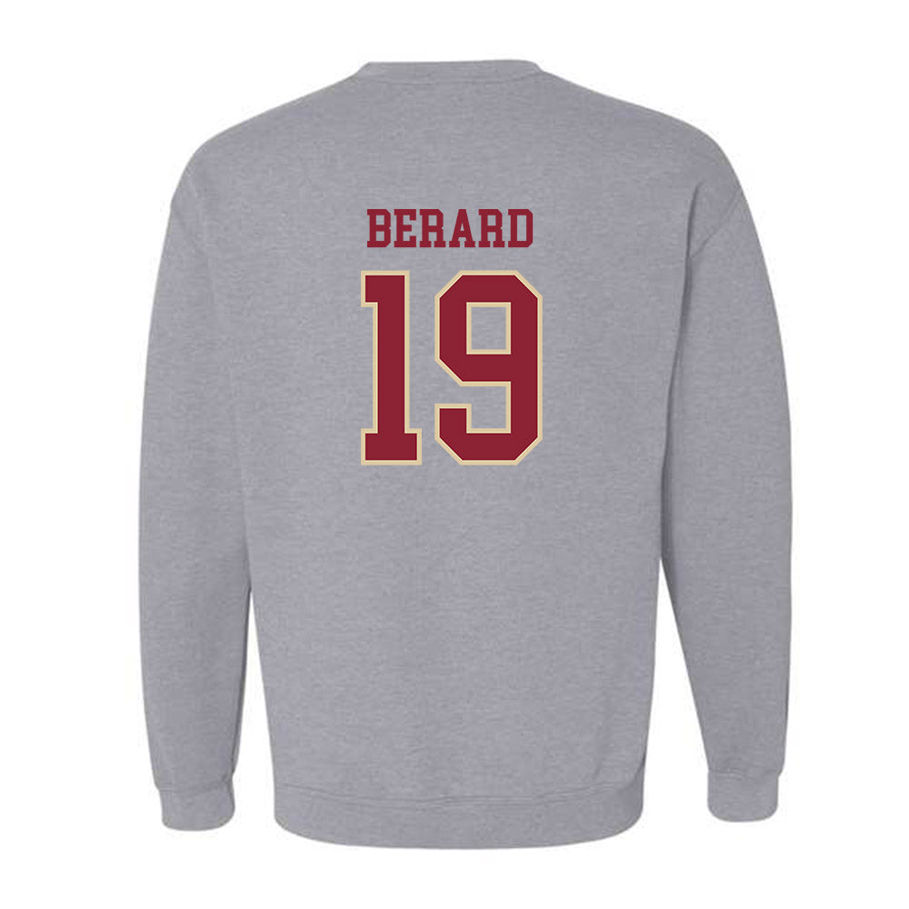 Boston College - NCAA Men's Ice Hockey : Brady Berard - Sports Shersey Crewneck Sweatshirt