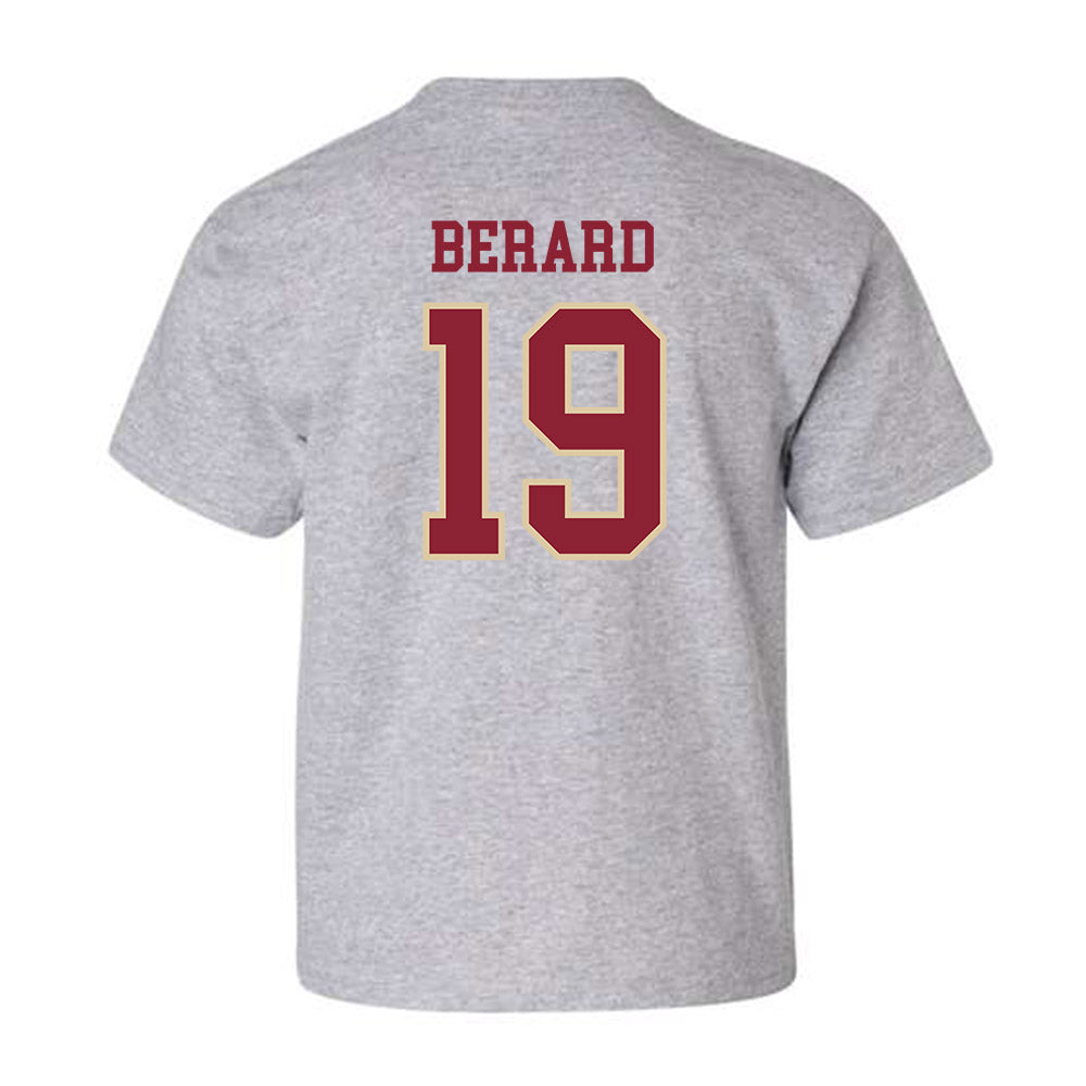 Boston College - NCAA Men's Ice Hockey : Brady Berard - Sports Shersey Youth T-Shirt