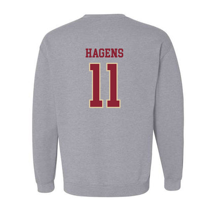 Boston College - NCAA Men's Ice Hockey : Michael Hagens - Sports Shersey Crewneck Sweatshirt-1