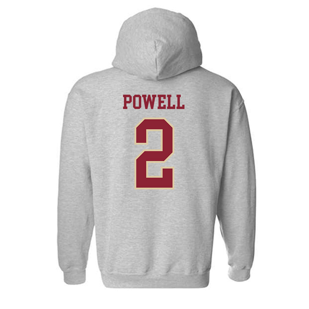 Boston College - NCAA Men's Ice Hockey : Eamon Powell - Sports Shersey Hooded Sweatshirt