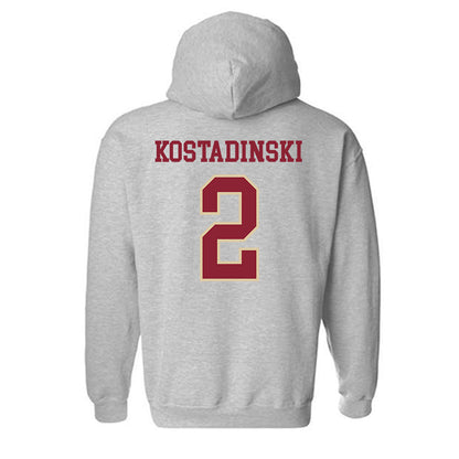Boston College - NCAA Men's Ice Hockey : Kristian Kostadinski - Sports Shersey Hooded Sweatshirt-1