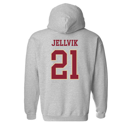 Boston College - NCAA Men's Ice Hockey : Oskar Jellvik - Sports Shersey Hooded Sweatshirt