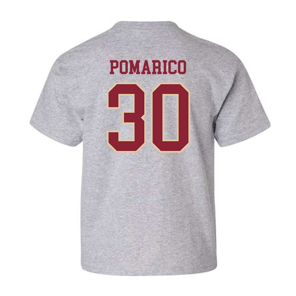 Boston College - NCAA Women's Ice Hockey : Bella Pomarico - Sports Shersey Youth T-Shirt