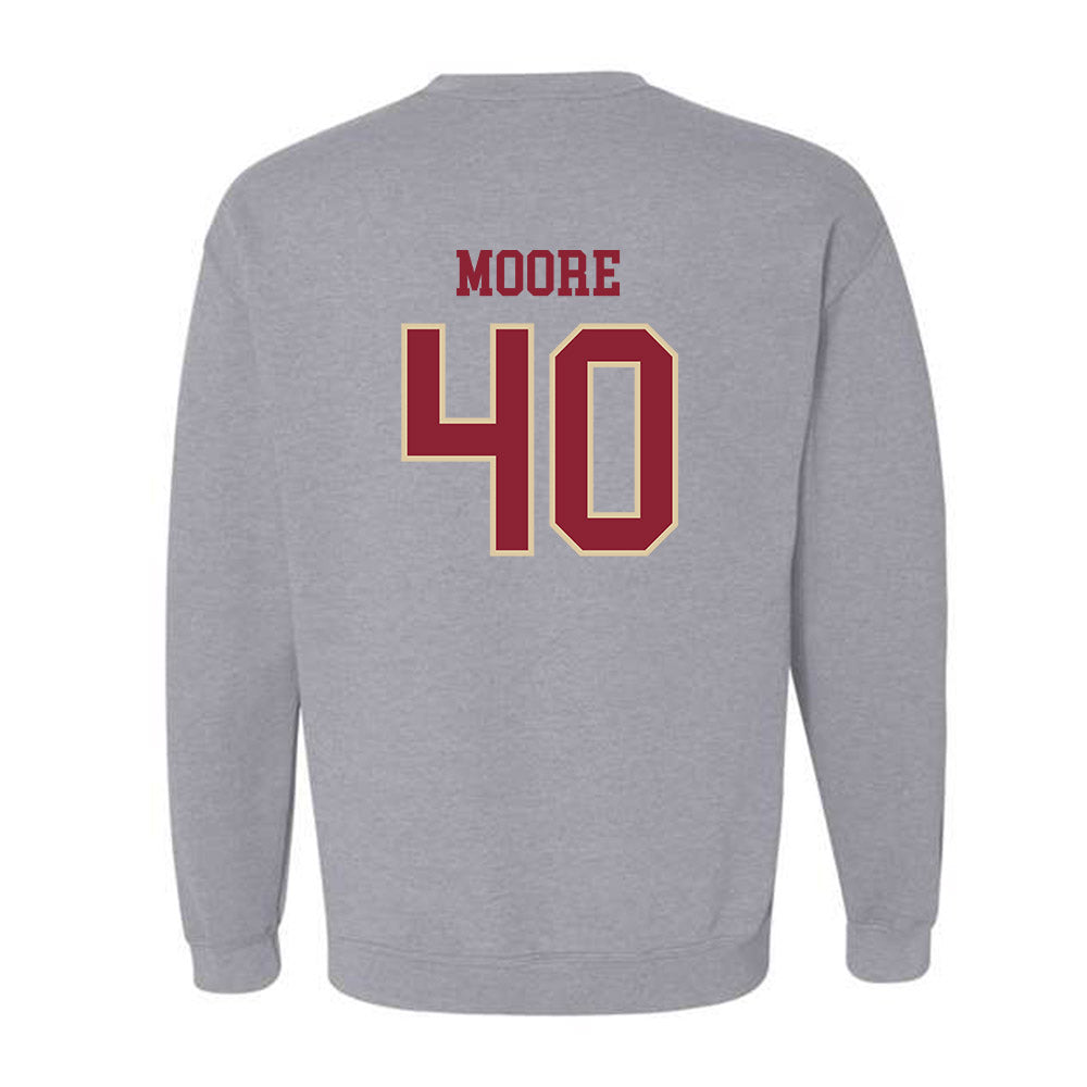 Boston College - NCAA Men's Ice Hockey : William Moore - Sports Shersey Crewneck Sweatshirt-1