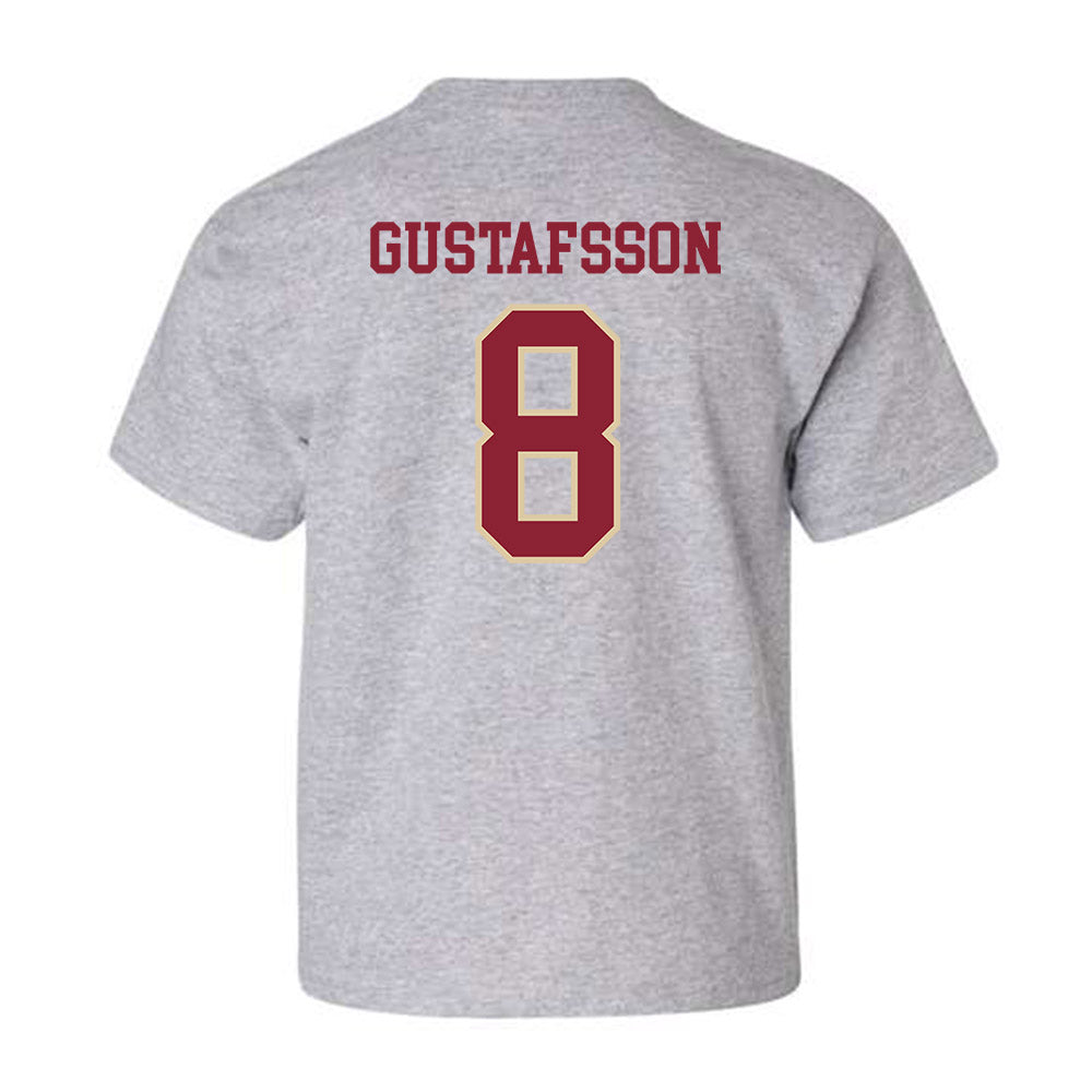 Boston College - NCAA Men's Ice Hockey : Lukas Gustafsson - Sports Shersey Youth T-Shirt