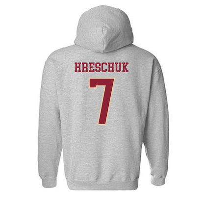 Boston College - NCAA Men's Ice Hockey : Aidan Hreschuk - Sports Shersey Hooded Sweatshirt