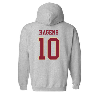 Boston College - NCAA Men's Ice Hockey : James Hagens - Sports Shersey Hooded Sweatshirt-1