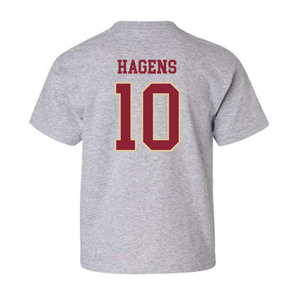 Boston College - NCAA Men's Ice Hockey : James Hagens - Sports Shersey Youth T-Shirt-1