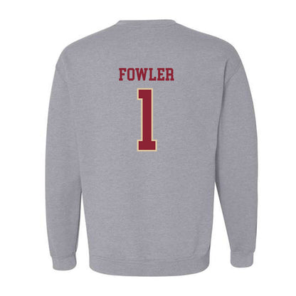 Boston College - NCAA Men's Ice Hockey : Jacob Fowler - Sports Shersey Crewneck Sweatshirt