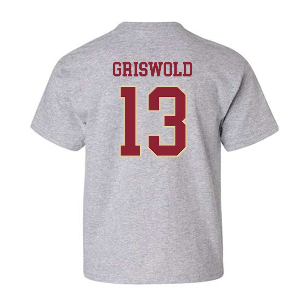 Boston College - NCAA Women's Ice Hockey : Jaime Griswold - Sports Shersey Youth T-Shirt-1