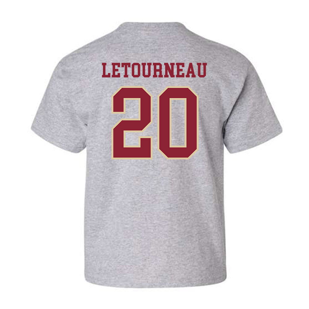 Boston College - NCAA Men's Ice Hockey : Dean Letourneau - Sports Shersey Youth T-Shirt