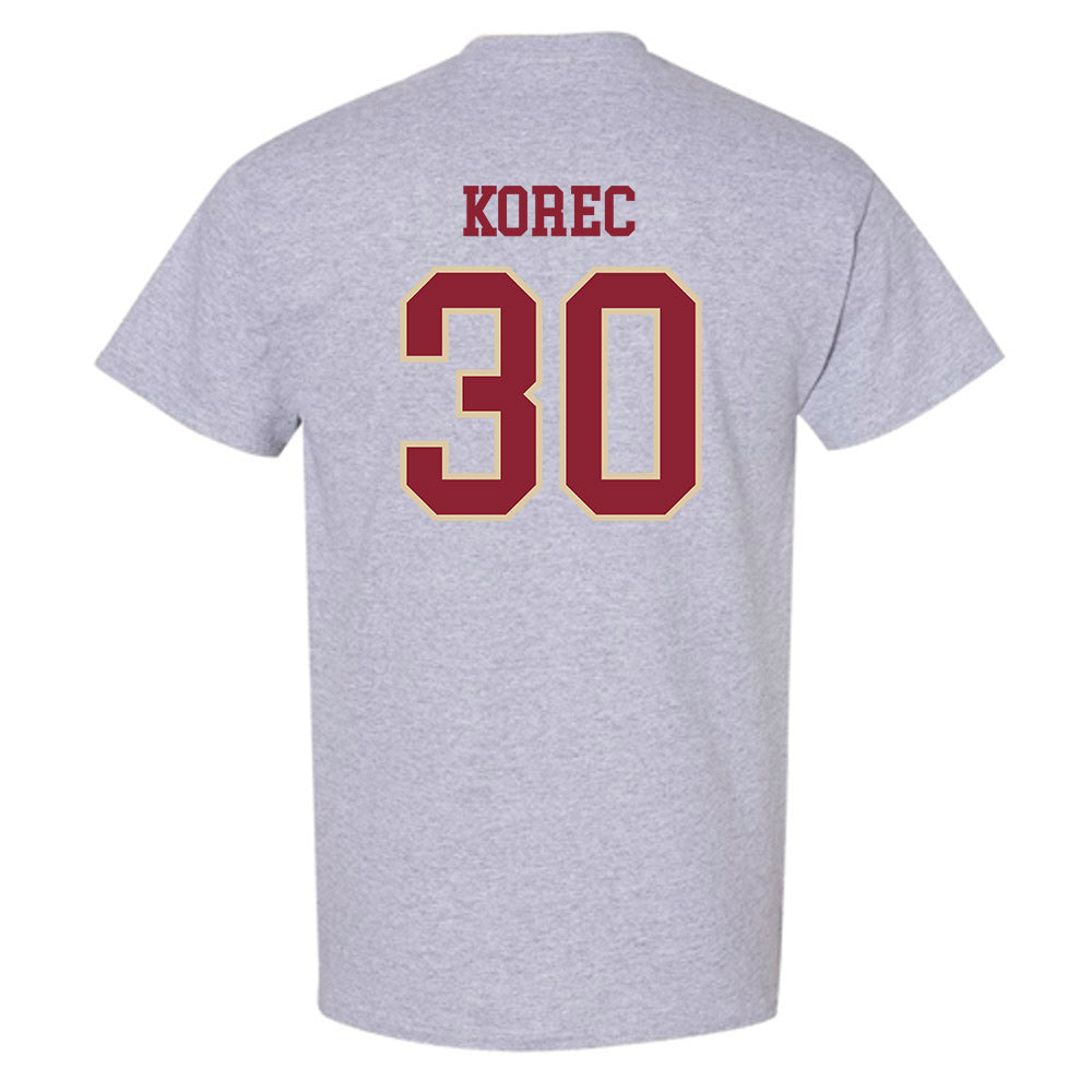 Boston College - NCAA Men's Ice Hockey : J�n Korec - Sports Shersey T-Shirt