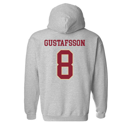 Boston College - NCAA Men's Ice Hockey : Lukas Gustafsson - Sports Shersey Hooded Sweatshirt