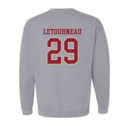 Boston College - NCAA Men's Ice Hockey : Dean Letourneau - Sports Shersey Crewneck Sweatshirt-1
