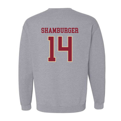 Boston College - NCAA Men's Ice Hockey : Gentry Shamburger - Sports Shersey Crewneck Sweatshirt-1