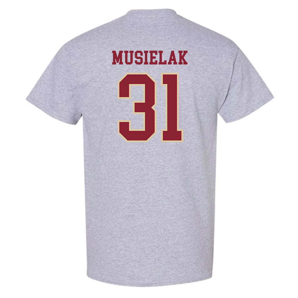 Boston College - NCAA Men's Ice Hockey : Alex Musielak - Sports Shersey T-Shirt