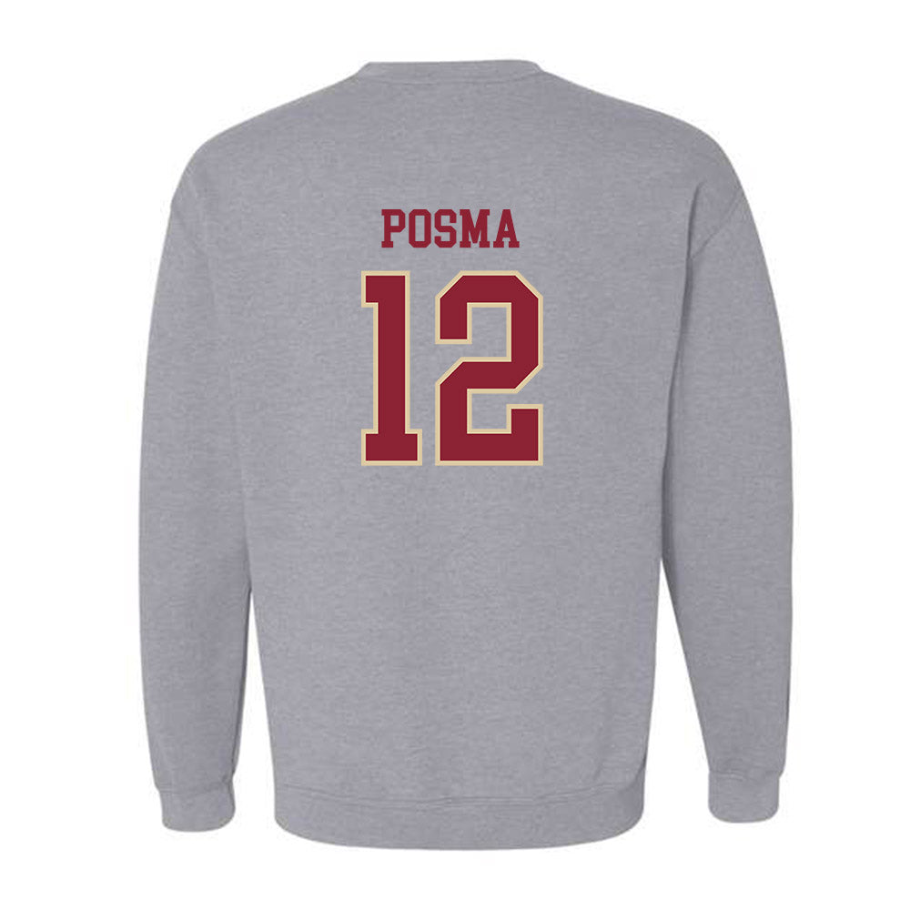 Boston College - NCAA Men's Ice Hockey : Mike Posma - Sports Shersey Crewneck Sweatshirt