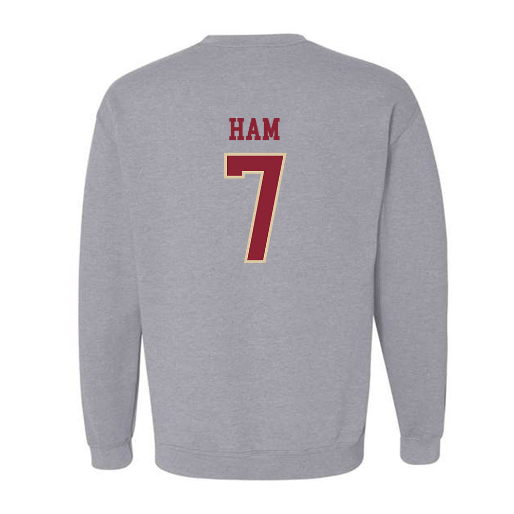 Boston College - NCAA Women's Ice Hockey : Kate Ham - Sports Shersey Crewneck Sweatshirt