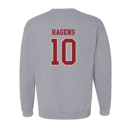 Boston College - NCAA Men's Ice Hockey : James Hagens - Sports Shersey Crewneck Sweatshirt-1