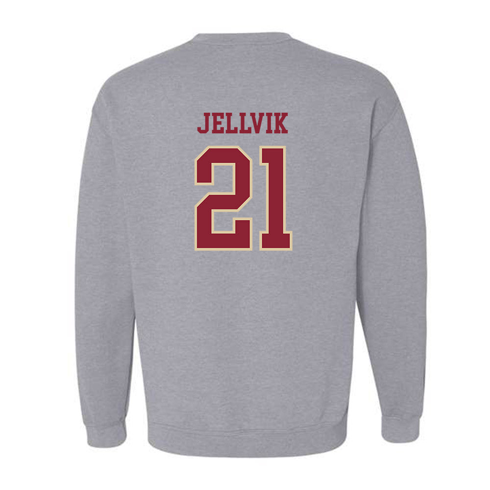 Boston College - NCAA Men's Ice Hockey : Oskar Jellvik - Sports Shersey Crewneck Sweatshirt