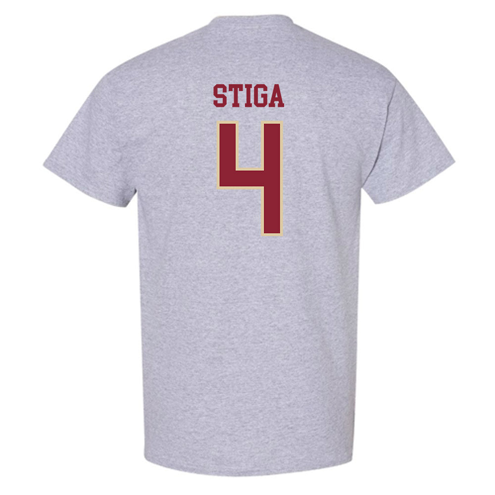 Boston College - NCAA Men's Ice Hockey : Teddy Stiga - Sports Shersey T-Shirt