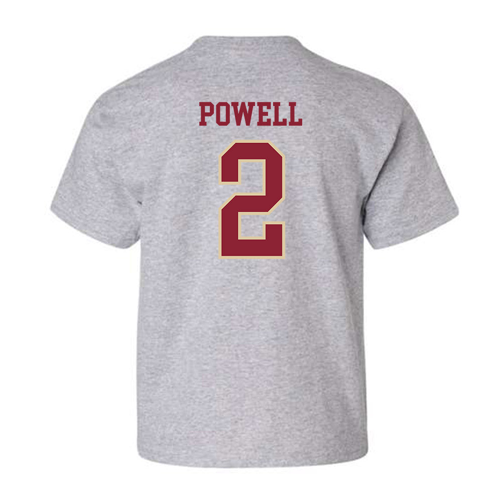 Boston College - NCAA Men's Ice Hockey : Eamon Powell - Sports Shersey Youth T-Shirt