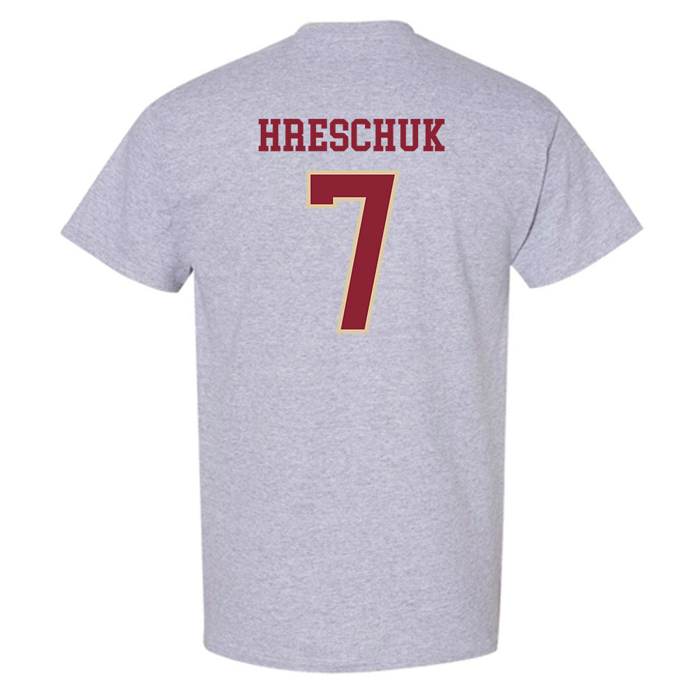 Boston College - NCAA Men's Ice Hockey : Aidan Hreschuk - Sports Shersey T-Shirt