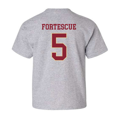 Boston College - NCAA Men's Ice Hockey : Drew Fortescue - Sports Shersey Youth T-Shirt