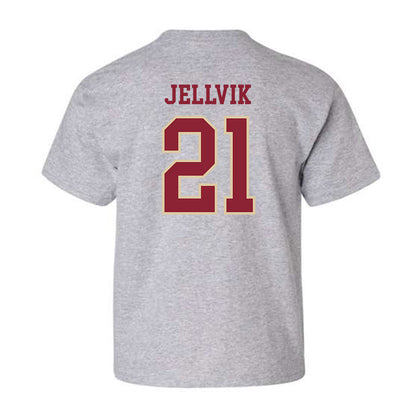 Boston College - NCAA Men's Ice Hockey : Oskar Jellvik - Sports Shersey Youth T-Shirt