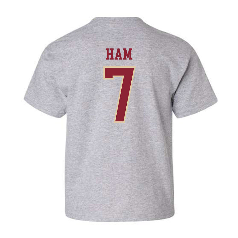 Boston College - NCAA Women's Ice Hockey : Kate Ham - Sports Shersey Youth T-Shirt