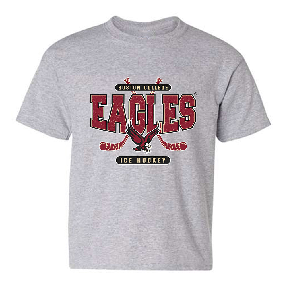 Boston College - NCAA Men's Ice Hockey : James Hagens - Sports Shersey Youth T-Shirt-0