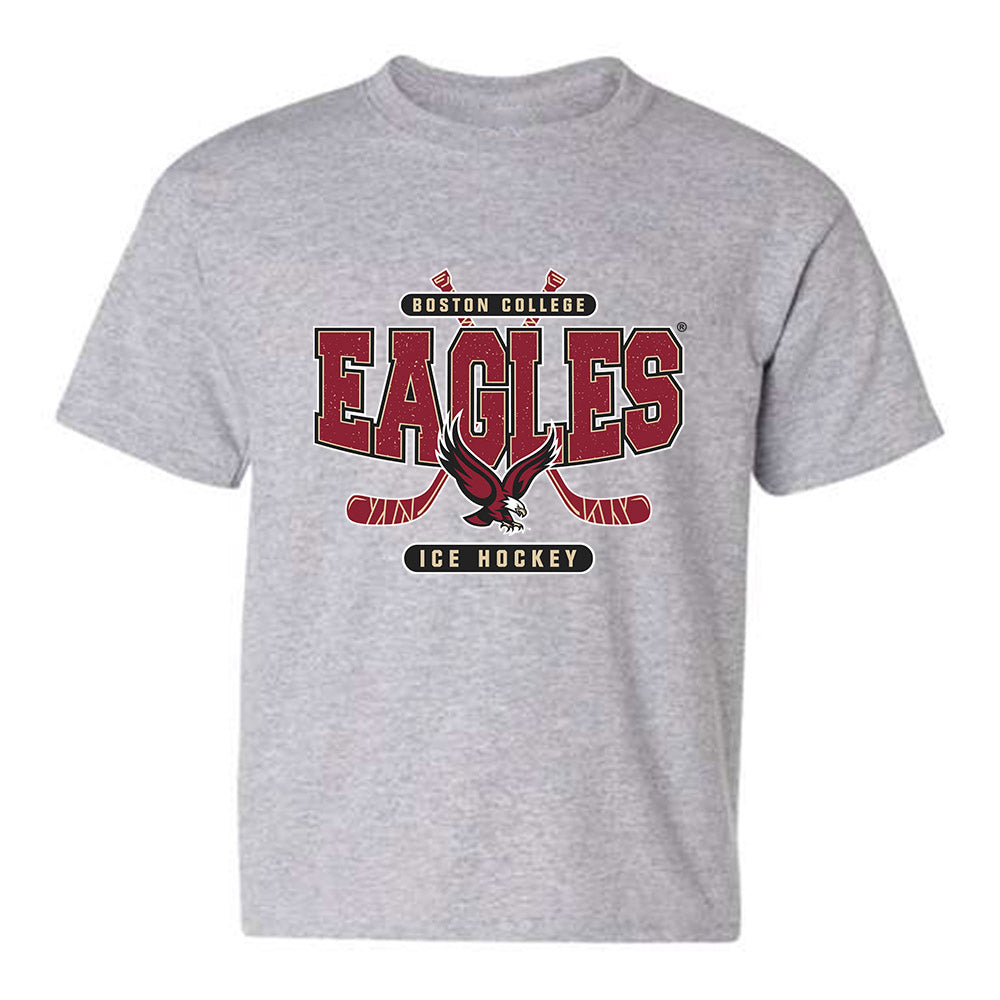 Boston College - NCAA Men's Ice Hockey : Eamon Powell - Sports Shersey Youth T-Shirt