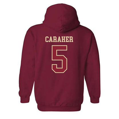 Boston College - NCAA Baseball : Cameron Caraher - Hooded Sweatshirt Sports Shersey