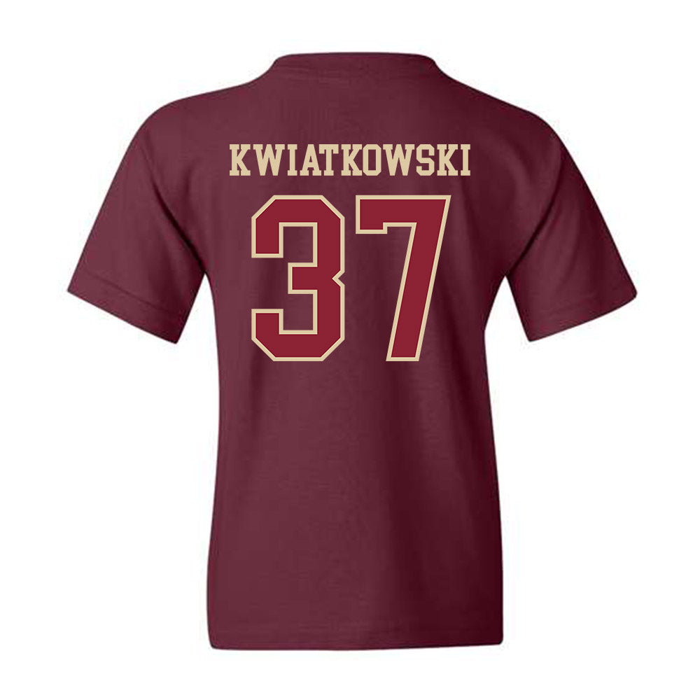 Boston College - NCAA Baseball : John Kwiatkowski - Youth T-Shirt