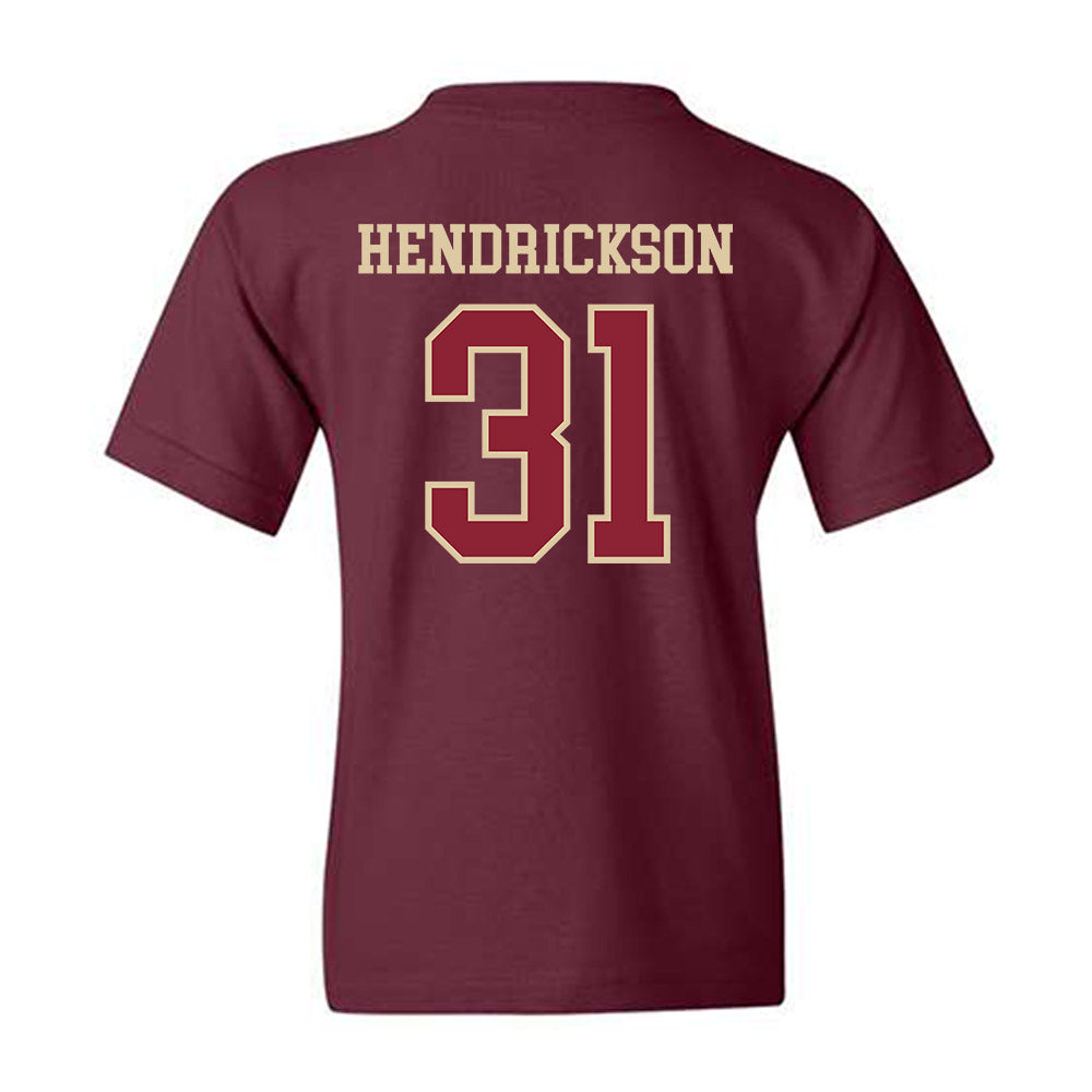 Boston College - NCAA Baseball : Carter Hendrickson - Youth T-Shirt-1