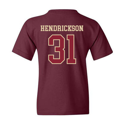 Boston College - NCAA Baseball : Carter Hendrickson - Youth T-Shirt-1