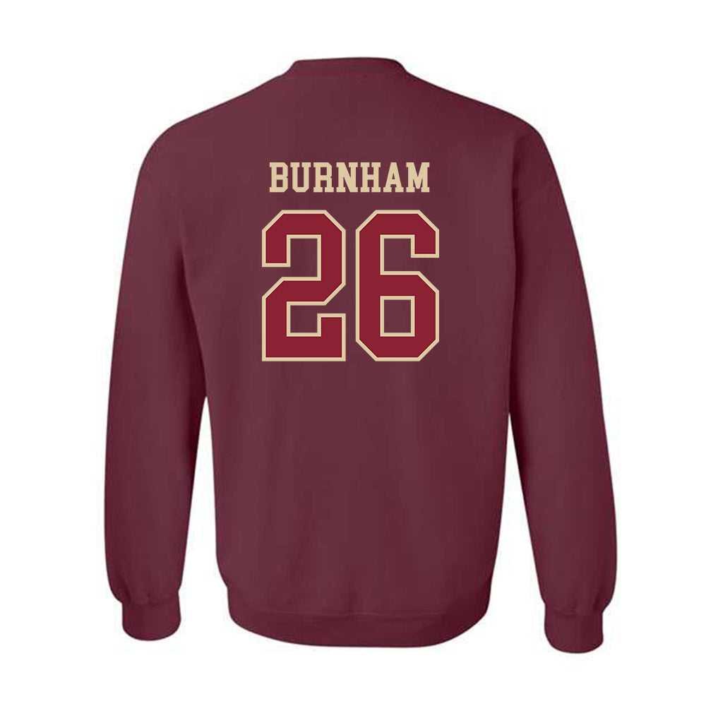 Boston College - NCAA Baseball : Jacob Burnham - Crewneck Sweatshirt