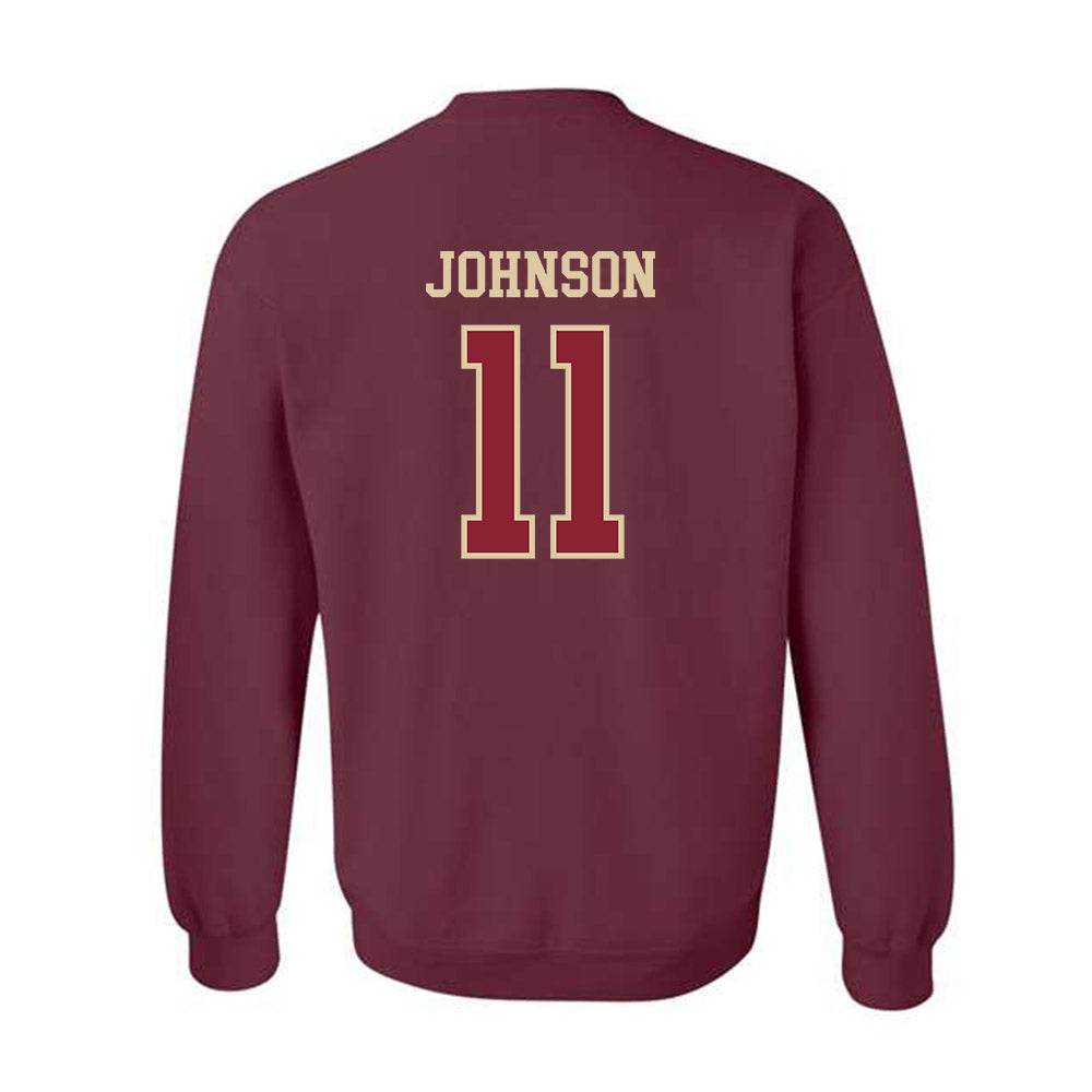 Boston College - NCAA Baseball : Gunnar Johnson - Crewneck Sweatshirt-1