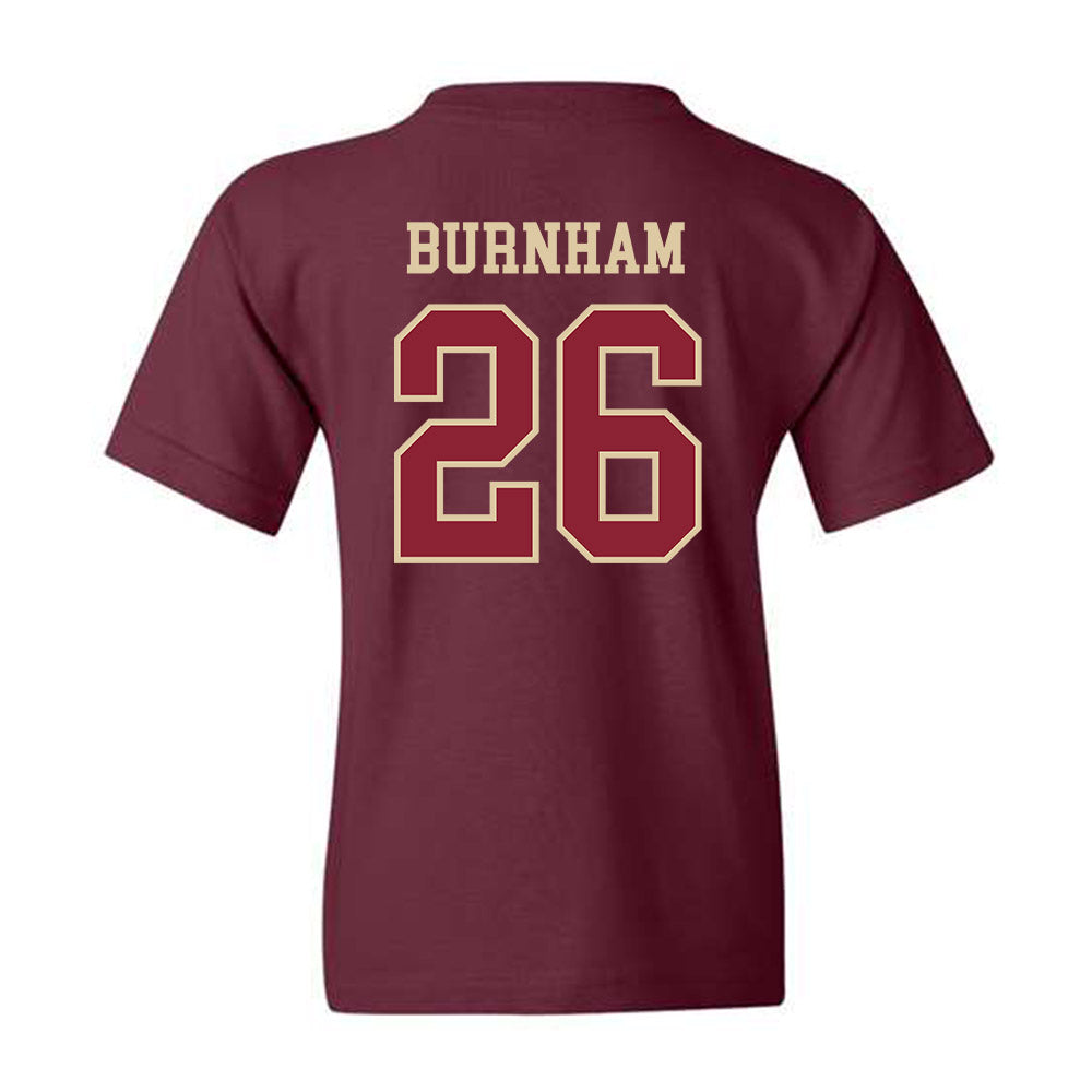 Boston College - NCAA Baseball : Jacob Burnham - Youth T-Shirt